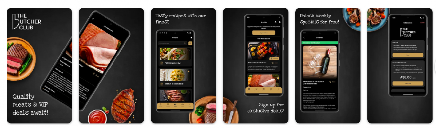 The Butcher Club Mobile - Retail App Development screenshot 1