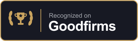 Recognized on Goodfirms