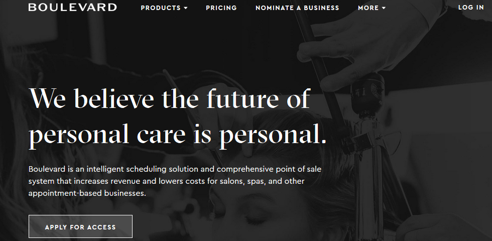 Boulevard salon software