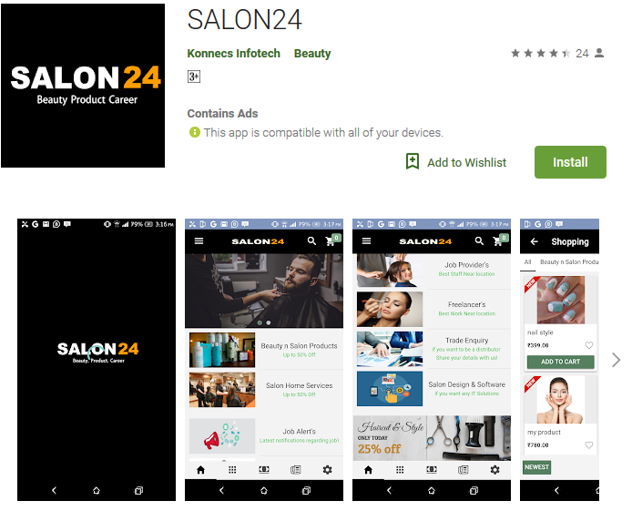 Salon24 salon software