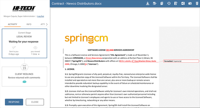 springCM software 