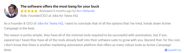 active capaign review 2