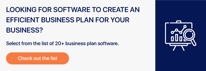 goodfirms cta for business plan software