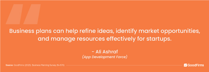 quote of ali ashraf on business planning