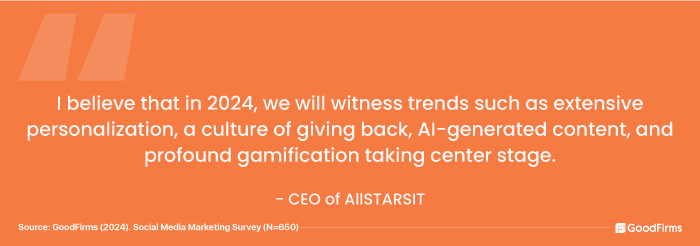 quote by ceo of allstartsit for social media marketing trends