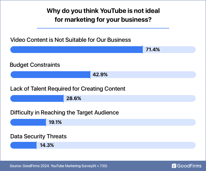 survey why youtube is not ideal for your business