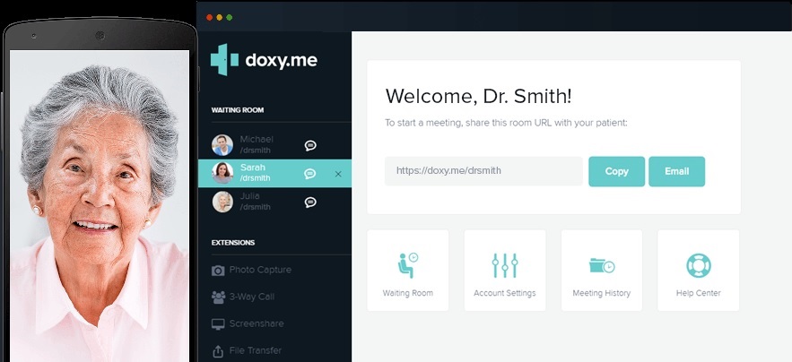 Doxy.me telemedicine software