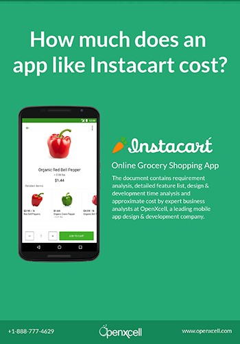 How much does an app like Instacart cost?