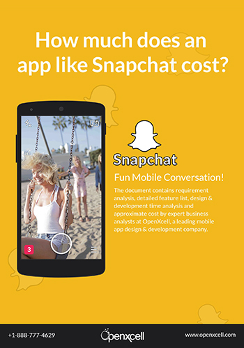 How much does an app like Snapchat cost?
