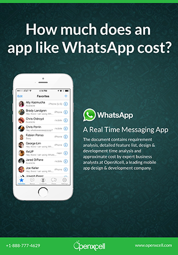 How much does an app like WhatsApp cost?