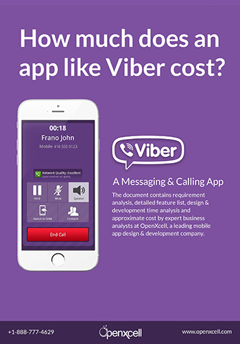 How much does an app like Viber cost?