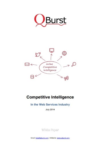 Competitive Intelligence In The Web Services Industry