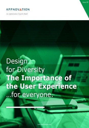 Design for Diversity The Importance of the User Experience …for everyone. 