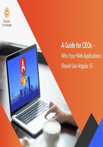 A Guide for CEOs - Why Your Web Applications Should Use Angular JS