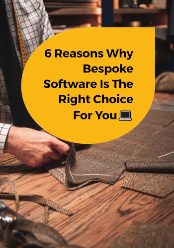 6 Reasons Why Bespoke Software Is The Right Choice For You💻