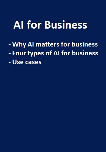 AI for Business: an Executive's Guide