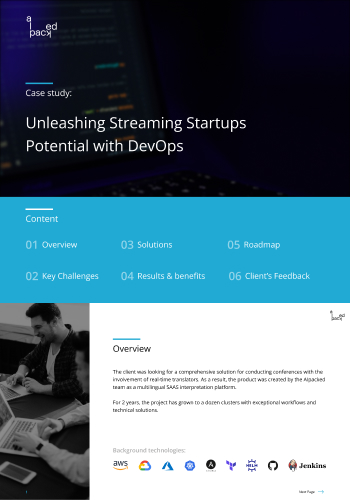 Unleashing Streaming Startups Potential with DevOps