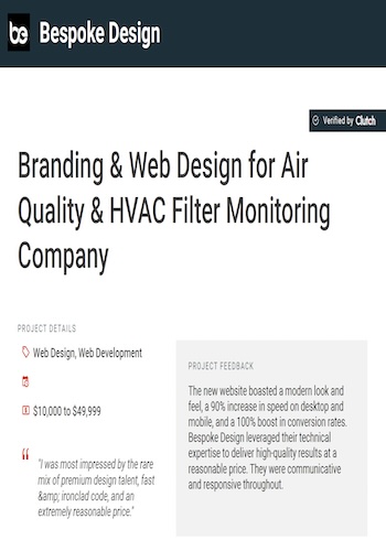Case Study - Website for a HVAC company