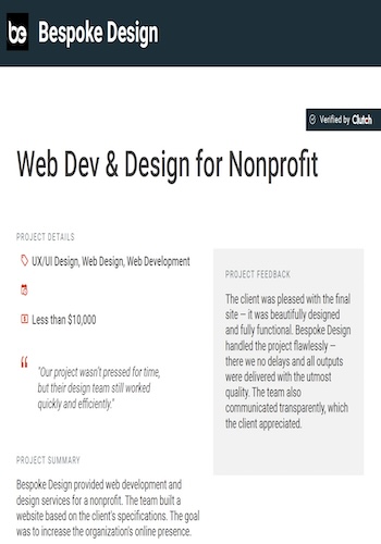 Case Study - Web Design for a Non-profit
