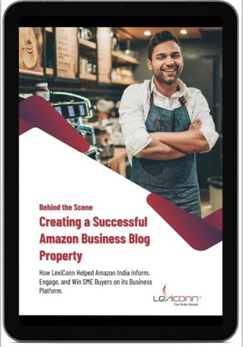 LexiConn helped Amazon India Grow B2B Web Traffic with Business Blogs