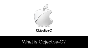 An objective c programming online learning Vector Image