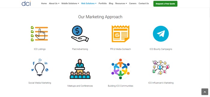 dci dot com infoway ICO marketing agency at Goodfirms
