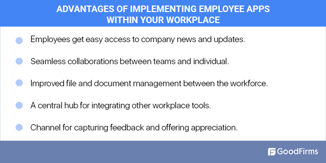 advantages of implementing employee apps