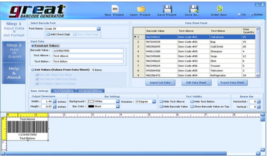 Best Free & Open Source Barcode Software