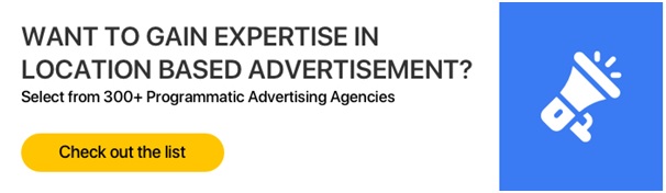 CTA gain expert location based advertisement