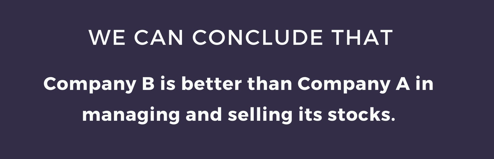 conclusion