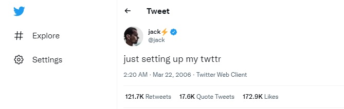 Jack Dorsey Tweet