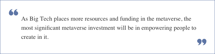 Metaverse investment