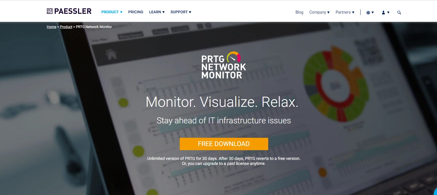 The Best Free and Open Source Network - Paessler PRTG Network Monitor