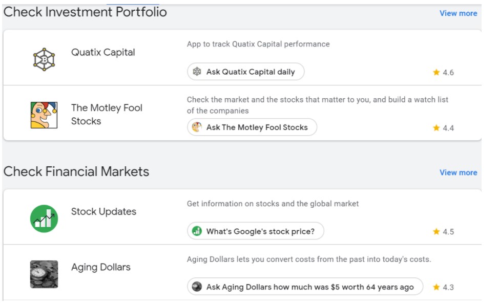 Productivity with Google Assistant