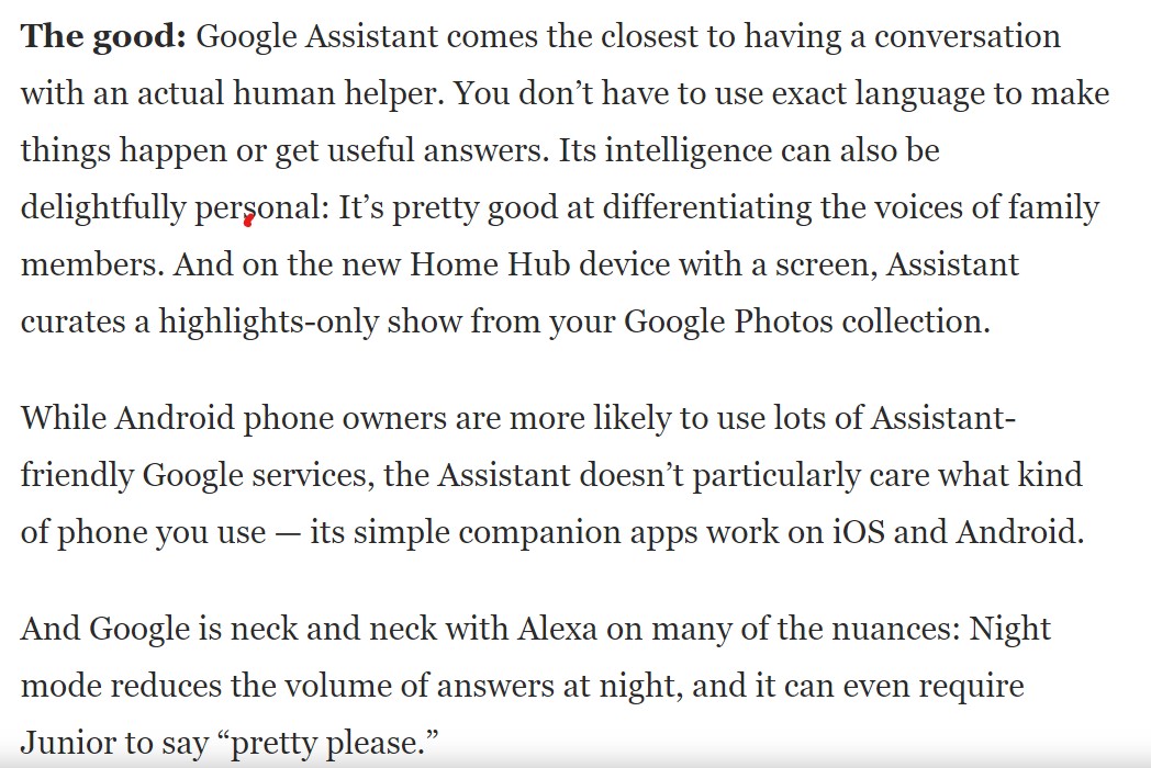 Google Assistant review