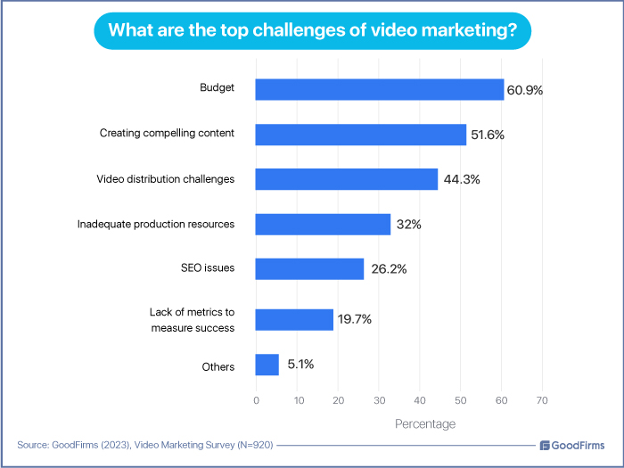 What are the top video marketing challenges faced by your organization
