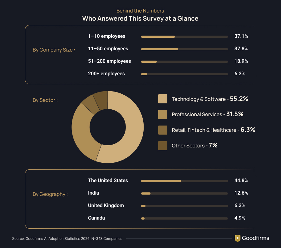 AI Adoption Statistics: Who Answered this Survey at a Glance