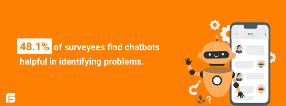 chatbots helpful in identifying problems