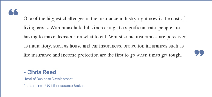 Chris Reed Quote on Insurance 