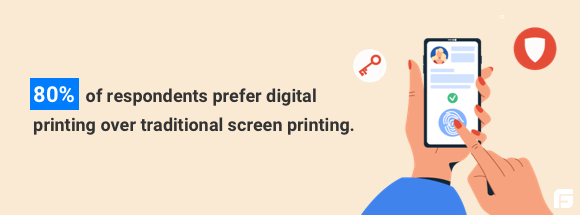 preference for digital printing over traditional one