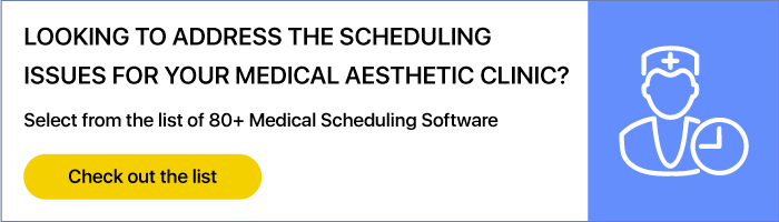list of top medical scheduling software
