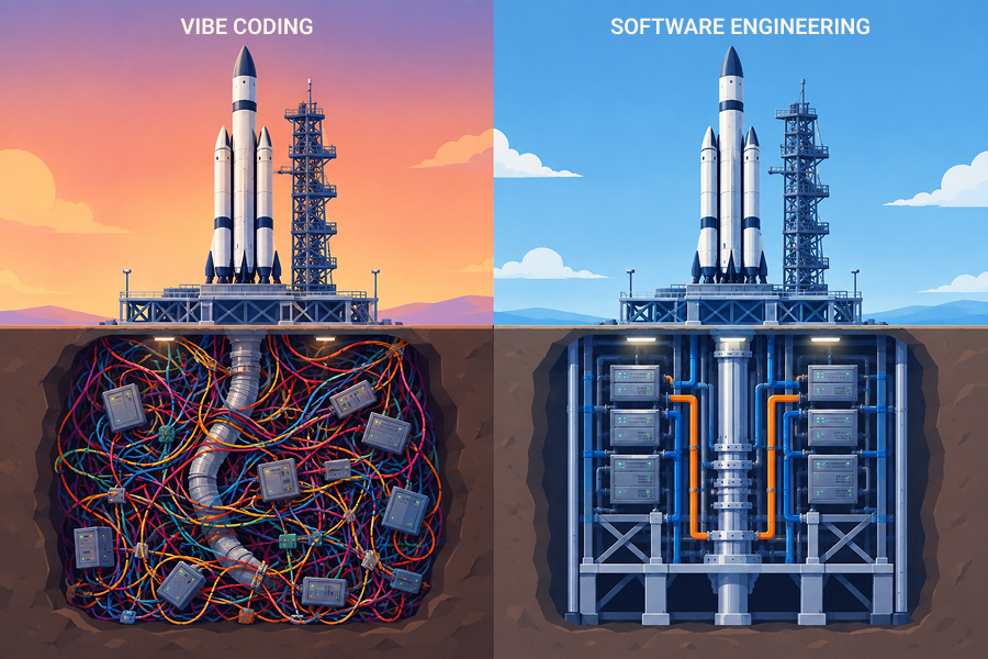 Vibe Coding vs Software Engineering