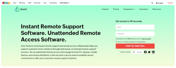 mac software support for remote