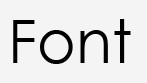 Font