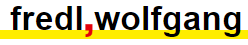Fredl, Wolfgang