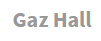 Gaz Hall