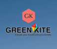 Green kite digital world