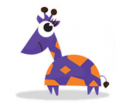Purple Giraffe