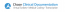 Chaseclinical documentation