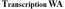 Transcription WA